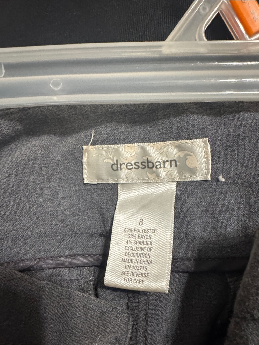 dressbarn Gray Women's Trousers